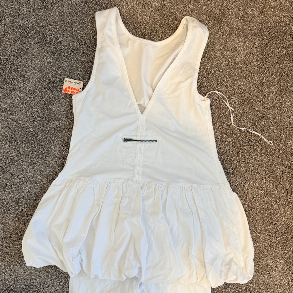 NWT Free People Movement Hot Shot Bubble Set in white women's small relaxed fit - Picture 8 of 13